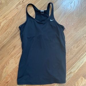 Black Nike Racer Back Tank - small
